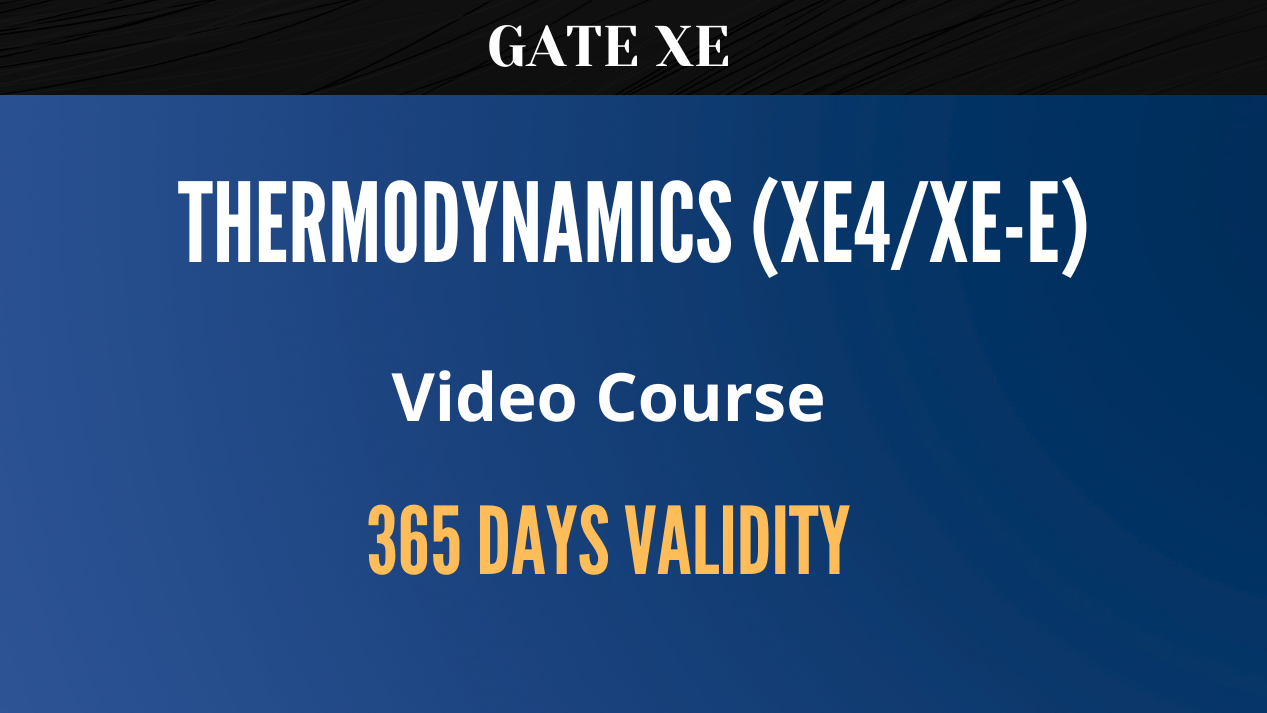 Thermodynamics(XE-E/XE4)